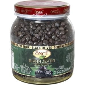 Oncu Natural Black Olives XS 1000 g / Öncü Doğal Siyah Zeytin XS 1000 g