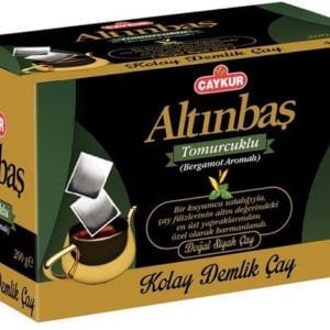 Caykur Altinbas Bud&Bergamot Flavored Black Tea 40 Tea Bags / Çaykur Altınbaş Tomurcuklu&Bergamot Aromalı 40 Poşet Çay