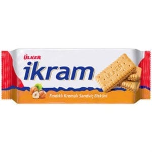 Ulker Ikram Hazelnut Cream Biscuits 84 g / Ülker İkram Fındıklı Bisküvi 84 g