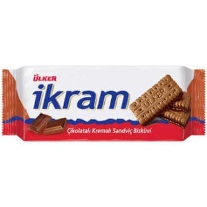 Ulker Ikram Cocoa Cream Biscuits 84 g / Ülker İkram Kakao Kremalı Bisküvi 84 g