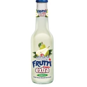 Uludag Frutti Extra Pear Flavored Sparkling Mineral Water 24*250 ml / Uludağ Frutti Extra Armutlu Maden Suyu(Soda) 24*250 ml