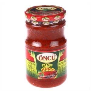 Oncu Sweet Red Pepper Paste 700 G Oncu Tatli Kirmizi Biber Salcasi 700 G Nos Market Free Grocery Delivery Biggest Online Turkish Market In Toronto Kanada Nin En Buyuk Online Turk Marketi