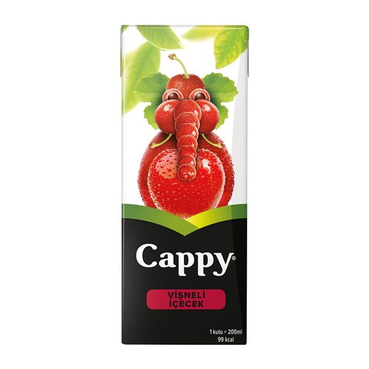 Cappy Sour Cherry Nectar 200 Ml Cappy Vişne Nektarı Vişne Meyve Suyu